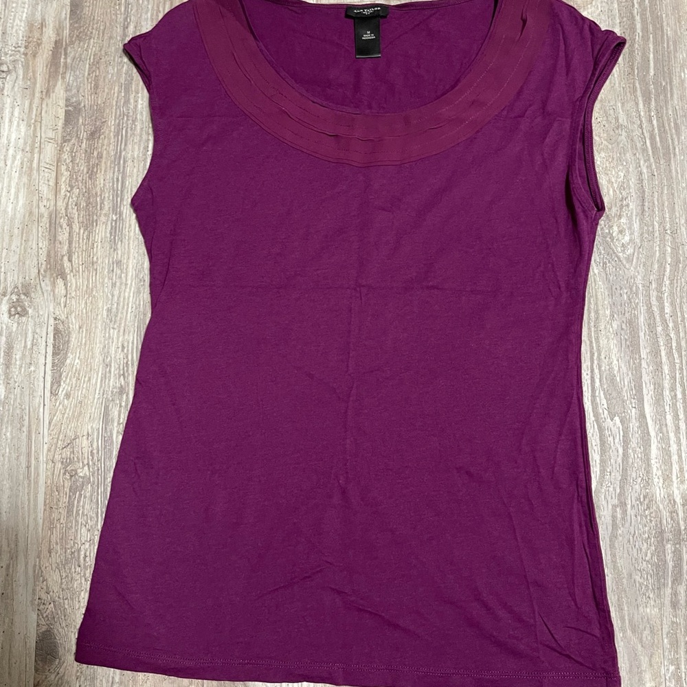 Ann Taylor Rich Purple Tank Top